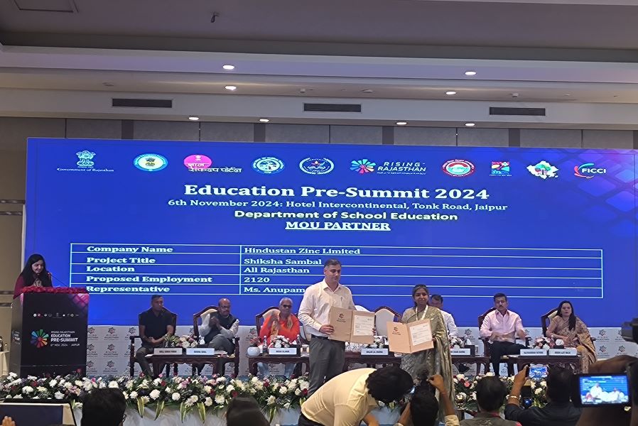 Hindustan Zinc Signs MoU With Rajasthan Govt To Invest Rs 36 Cr In Education Development